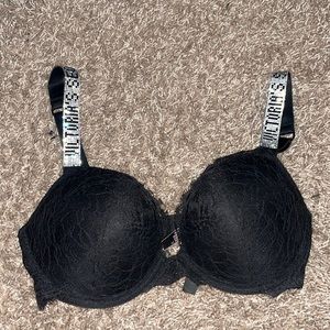 Victoria’s Secret shiny strap push up bra